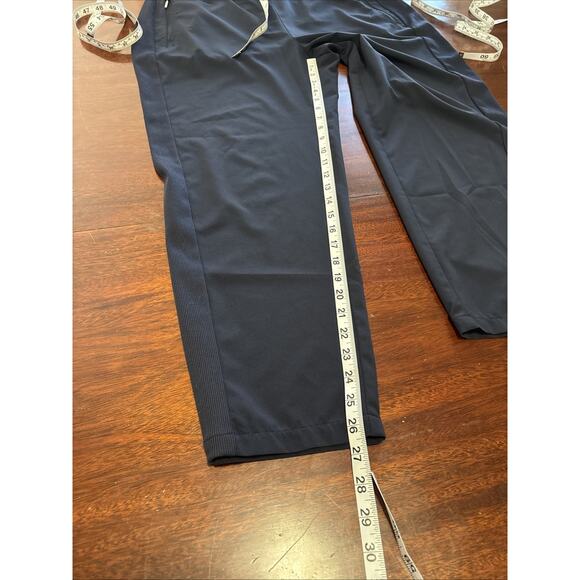 Chico's Womens Lightweight Ankle Pants Size 2.5 14R Blue Zipper Pocket Jogger - Picture 6 of 8